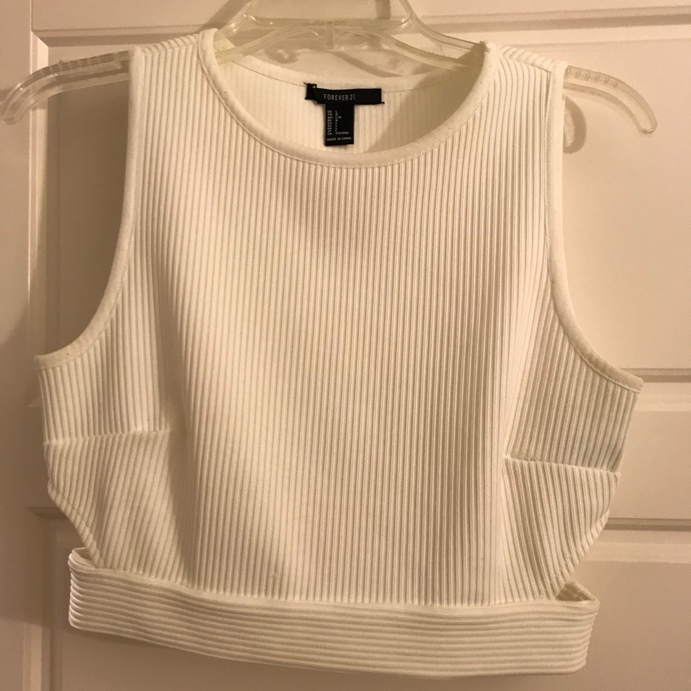 White Crop Top